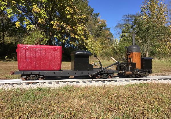 A small locomotive - 'The Crab' - The first locomotive out of the Neidrauer Shops A small locomotive - 'The Crab' - The first locomotive out of the Neidrauer Shops Purchased as a partially built frame...